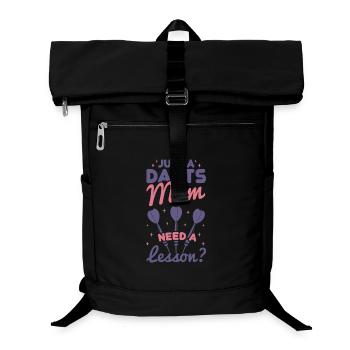 Darts player mother - Laptop Backpack - black - Front