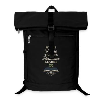 Personnel pour l'enseignant en éducation alternative Deuxième - Sac à dos ordinateur - noir - Devant