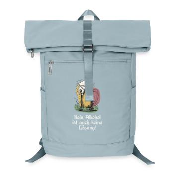 funny beer saying - Laptop Backpack - ice blue - Front
