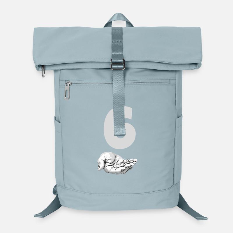 Drôle Six Meme Main Gen Alpha Joke Sac à dos ordinateur