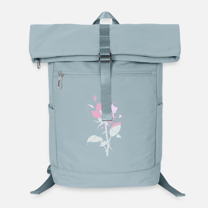 Pastel Rose Fragments Laptop Backpack