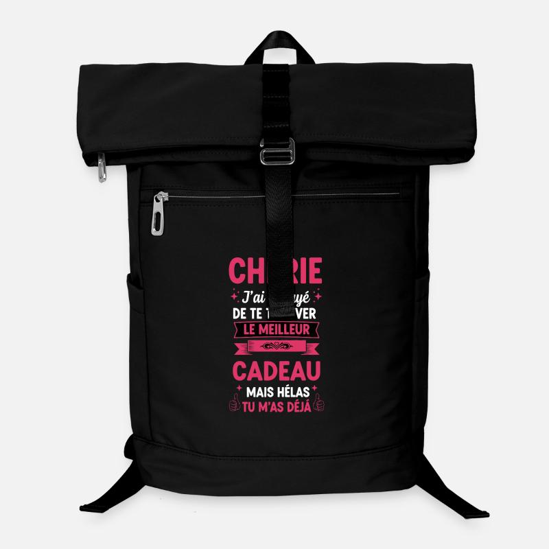 Cadeau Original Chérie Saint Valentin Amour Couple Sac à dos ordinateur