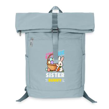 Frohe Ostern Süßer Osterhase Eiersuche Ostereier - Laptop-Rucksack  - Eisblau - Vorne