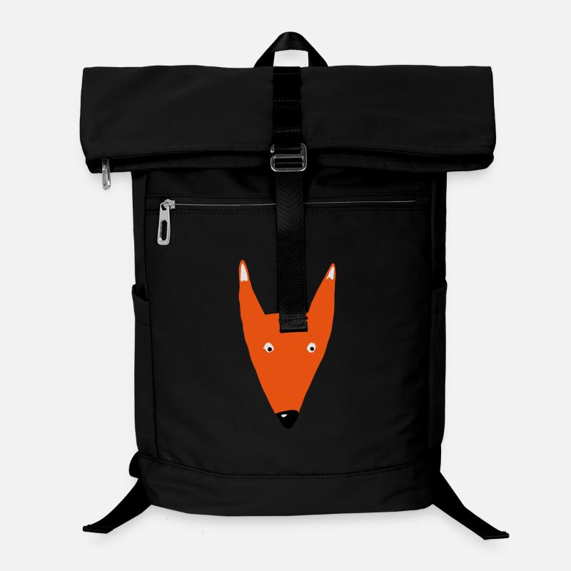Renard tête mam Sac à dos ordinateur