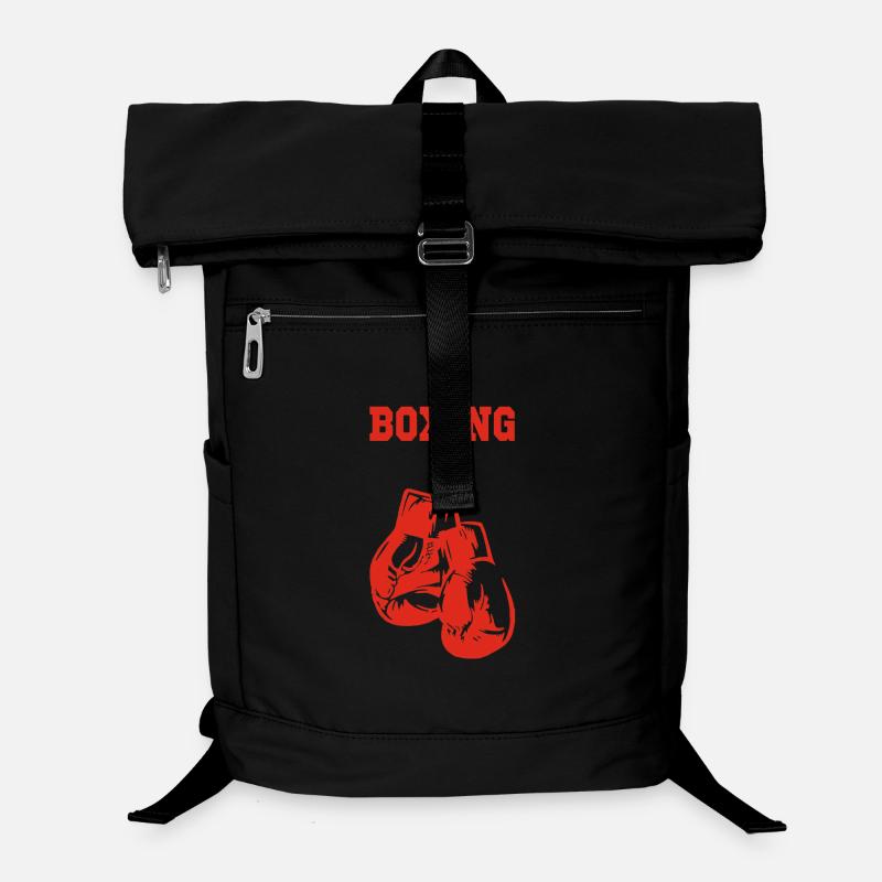 Gants de boxe rouges Sac à dos ordinateur