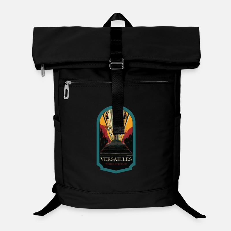 Königliche Treppe, Illustration von Versailles Laptop-Rucksack 