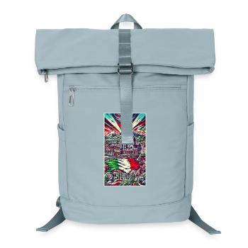 Sizilien Italien Kunst Design - Laptop-Rucksack  - Eisblau - Vorne