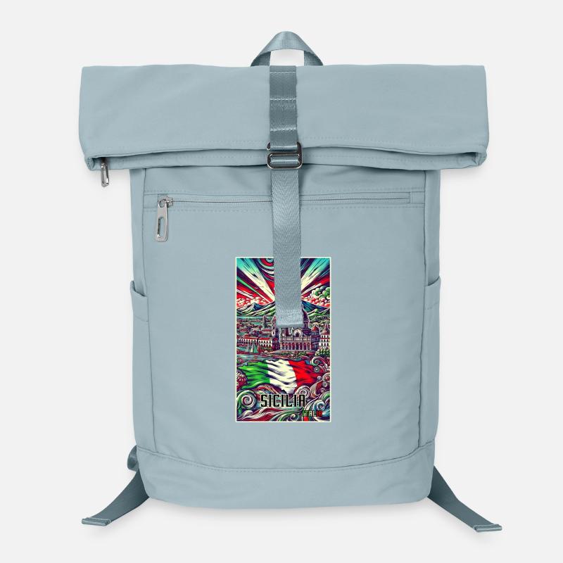 Sicily Italy art design Laptop Backpack