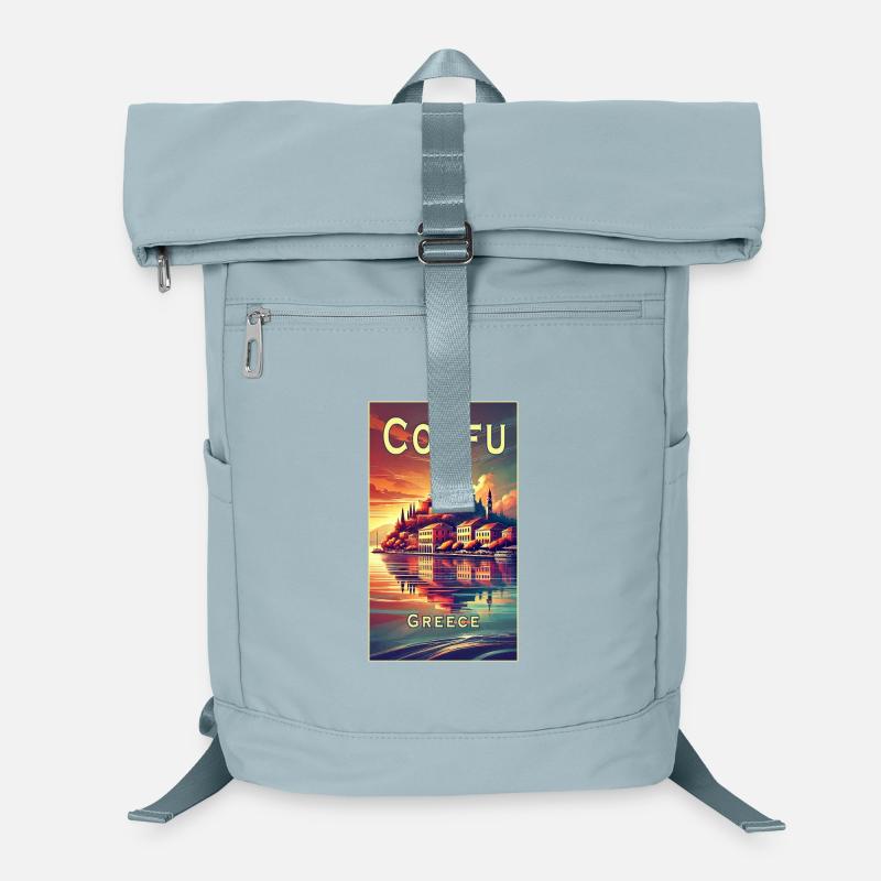 Korfu Griechenland Meer Reise Design Laptop-Rucksack 