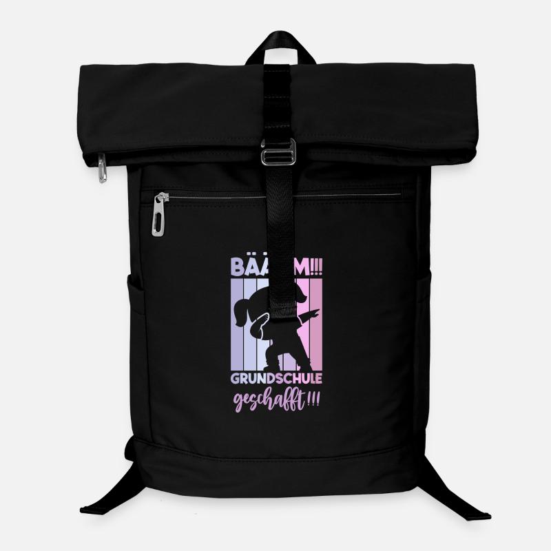 Grundschule Geschafft 2026 Mädchen Bääm Abschluss  Laptop-Rucksack 