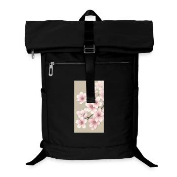 Sakura Kirschblüte - Laptop-Rucksack  - Schwarz - Vorne