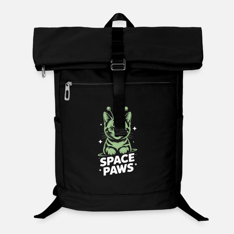 Chat Spatial Pattes Astrales Sac à dos ordinateur