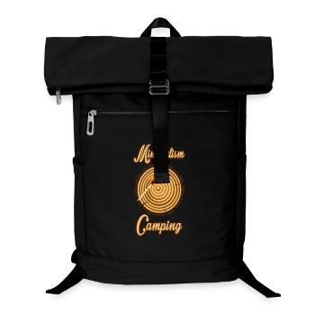 Camping Minimal - Laptop-Rucksack  - Schwarz - Vorne