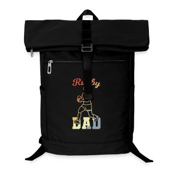 Rugby Father - Laptop Backpack - black - Front