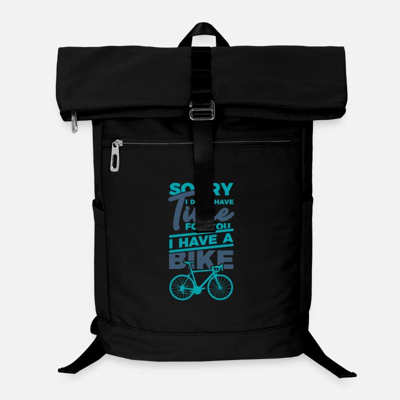 Lustiger Radfahrerspruch Laptop-Rucksack 