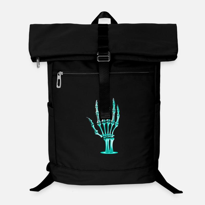 Halloween Skelett Hand Laptop-Rucksack 
