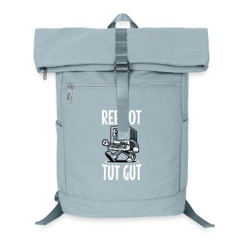 Reboot Tut Gut Administrator - Laptop-Rucksack  - Eisblau - Vorne