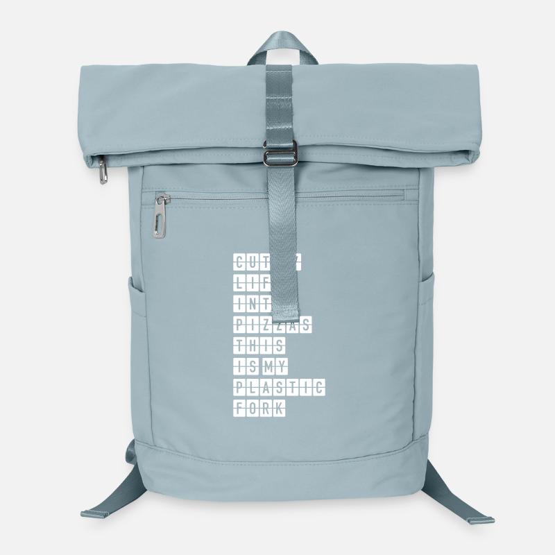 Two Pizzas – Fun Party Pizza Design Laptop Backpack