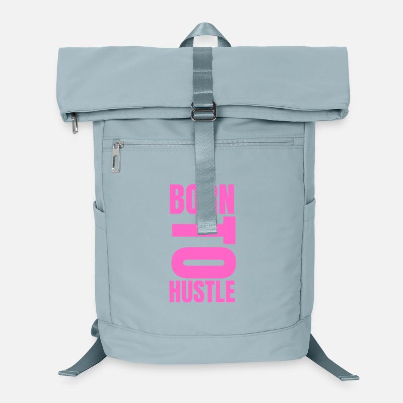 Born To Hustle motivation success mindset Laptop Backpack