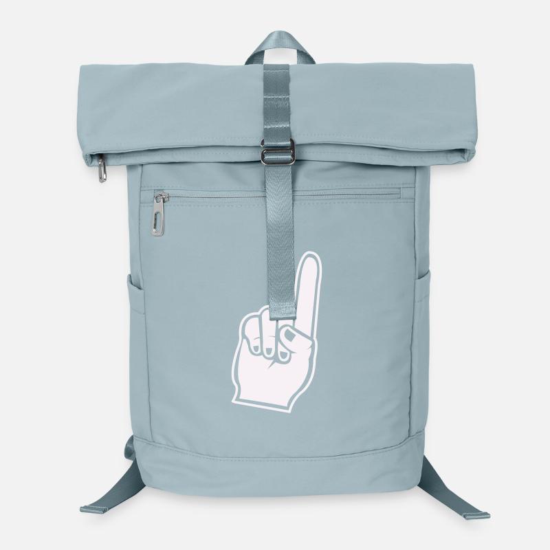 Fan Hand Zeigefinger Icon Laptop-Rucksack 