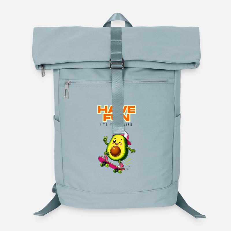Avocado Skate Fun Laptop Backpack