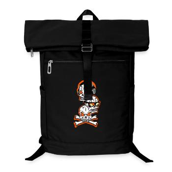Skull Beats with Headphones and Crossbones - Laptop Backpack - black - Front