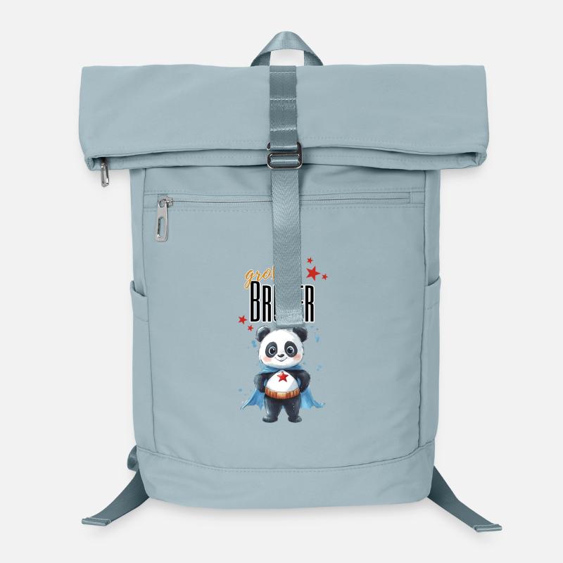 Großer Bruder Panda Superheld Laptop-Rucksack 