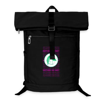 Ne m’embêtez pas – Design sarcastique minimal - Sac à dos ordinateur - noir - Devant