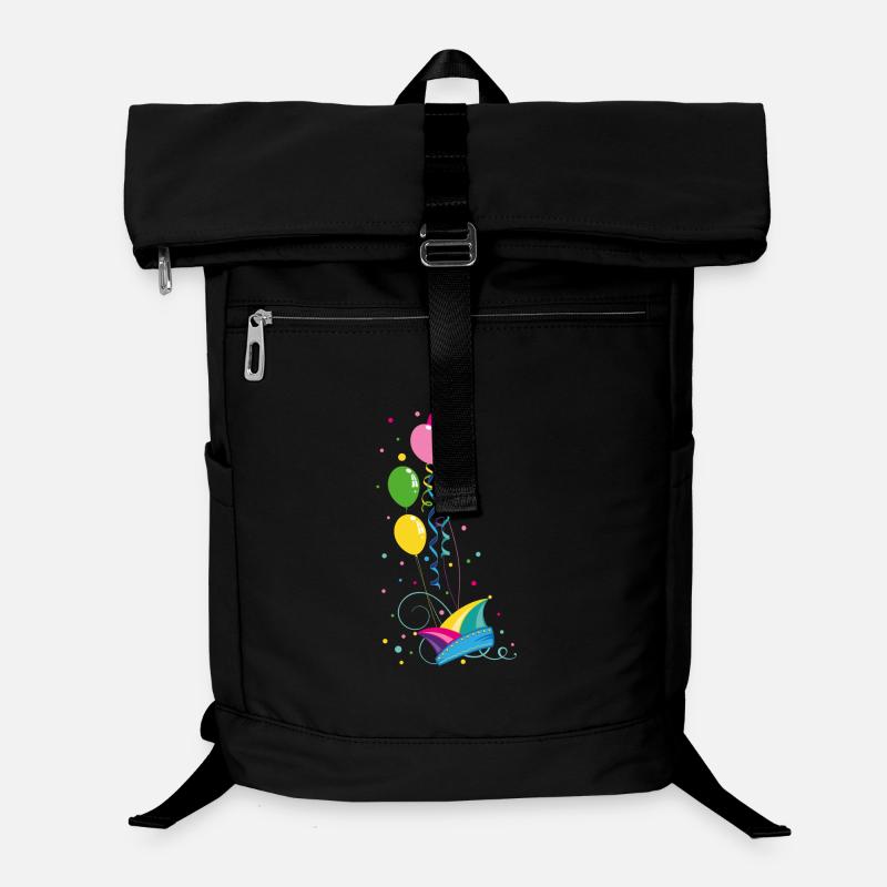 Carnival Mardi Gras Fool Cap Balloon Carnival Laptop Backpack
