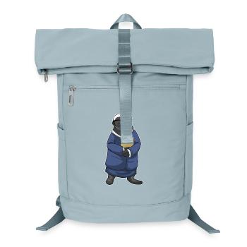 Dachs Sekretärin Ordner Büro - Laptop-Rucksack  - Eisblau - Vorne