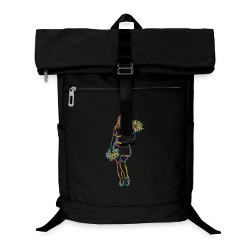 Croquis de pom-pom girl - Sac à dos ordinateur - noir - Devant