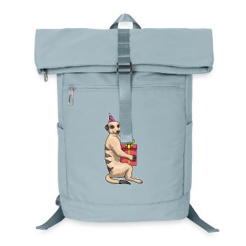 Erdmännchen Geburtstag Partyhut - Laptop-Rucksack  - Eisblau - Vorne