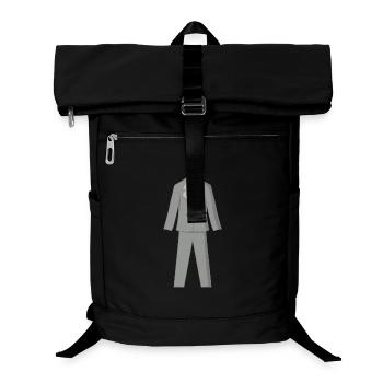Anzug - Laptop-Rucksack  - Schwarz - Vorne