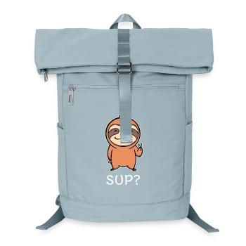 Cool Saying Animal Jungle Mammal Sloth - Laptop Backpack - ice blue - Front