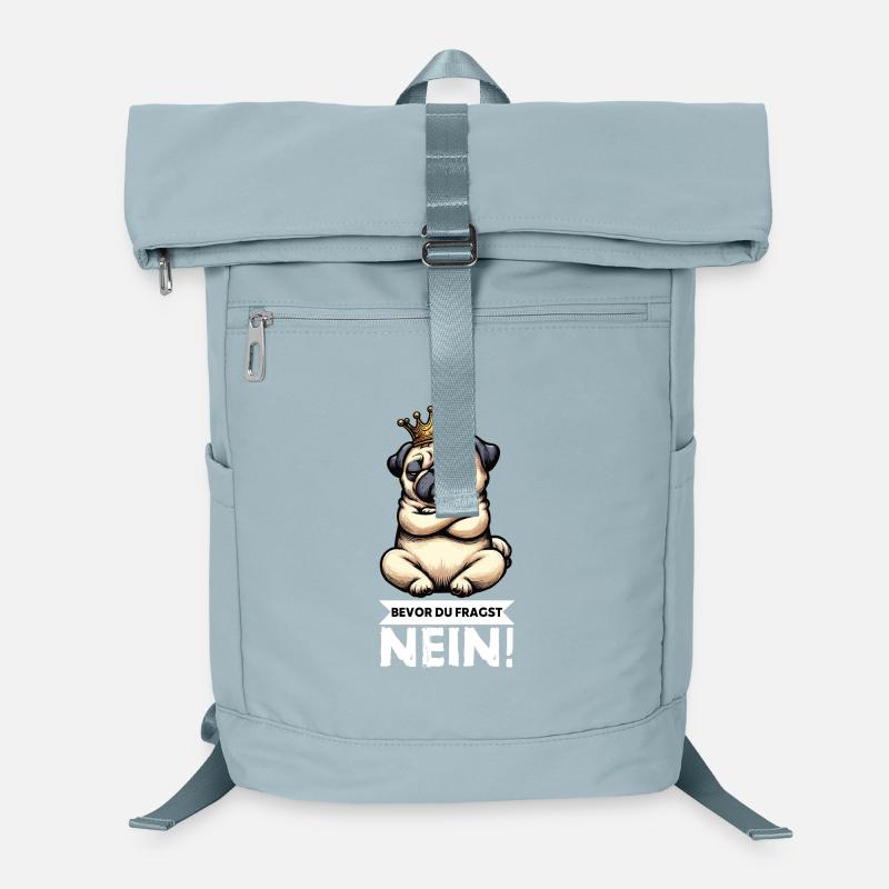 Bevor Du Fragst Mops Möpse Mopsbesitzer Mopshalter Laptop-Rucksack 