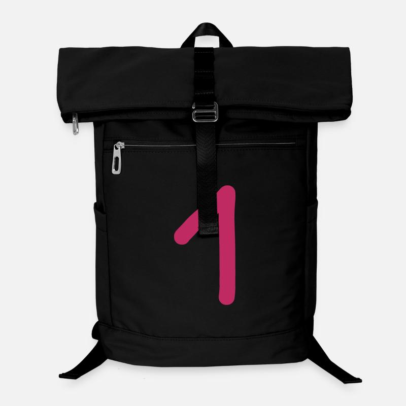 1 Number One Number Pink Red Birthday Laptop Backpack