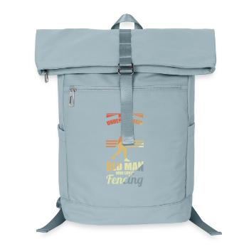 Unterschätze nie einen alten Fechter - Laptop-Rucksack  - Eisblau - Vorne
