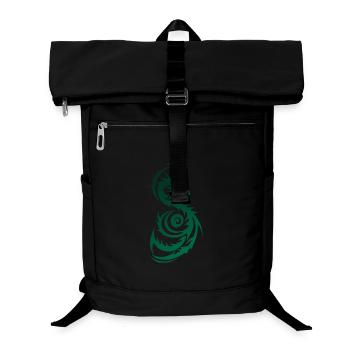 Dragon Fantastique Tribal Vert - Sac à dos ordinateur - noir - Devant