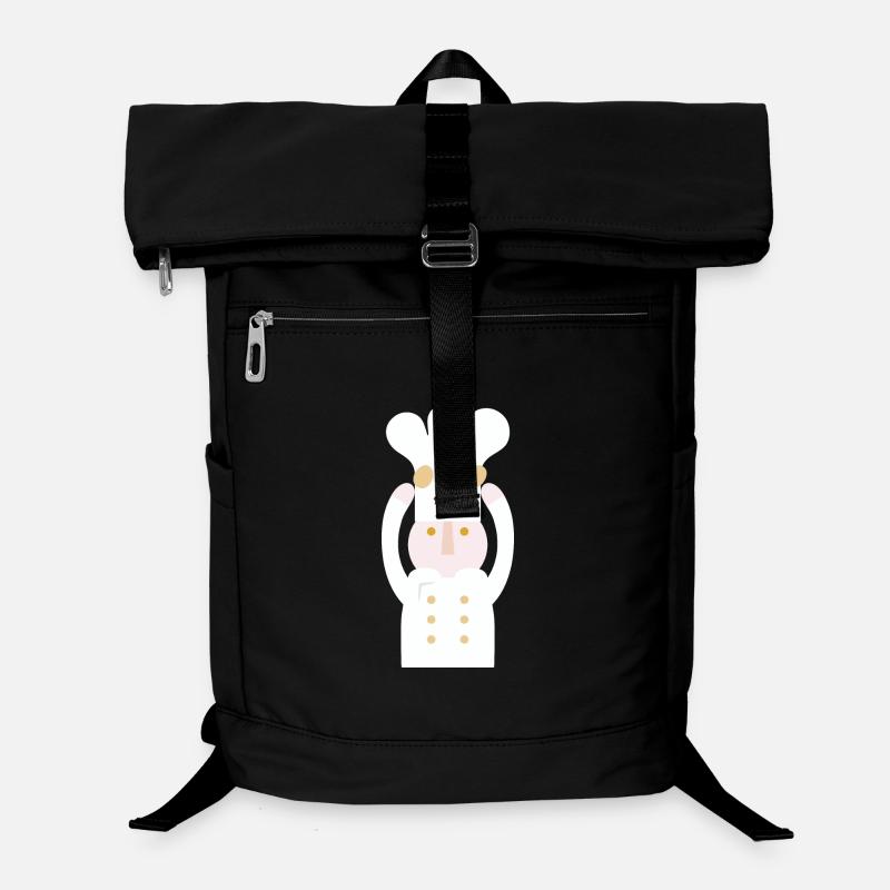 Ja, Chef l kein Text - Laptop-Rucksack  - Schwarz