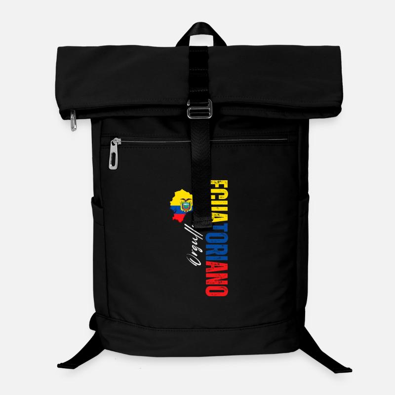 Ecuadorian pride, vertical design Laptop Backpack