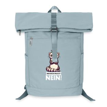 Avant que vous ne demandiez. Pas de furet-furet propriétaire - Sac à dos ordinateur - bleu glacier - Devant