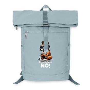 Before You Ask Boxer Boxerbesitzer Boxerliebhaber - Laptop-Rucksack  - Eisblau - Vorne