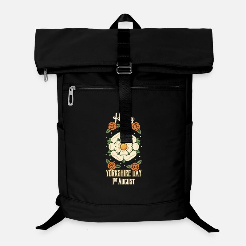 Happy Yorkshire Day 1st August Yorkshire Symbol Laptop-Rucksack 