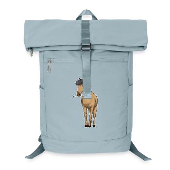 Horse Painter Brush Painting - Laptop Backpack - ice blue - Front