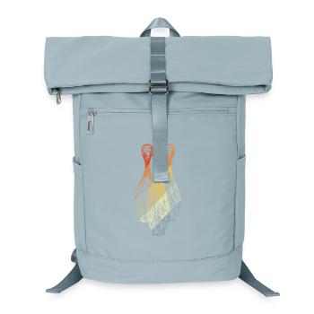 Bowling Pins Skizze - Laptop-Rucksack  - Eisblau - Vorne