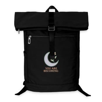 Moon Blossom: You Will Grow - Laptop Backpack - black - Front