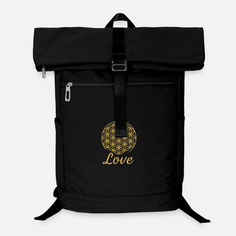 Blume des Lebens - Love Laptop-Rucksack 