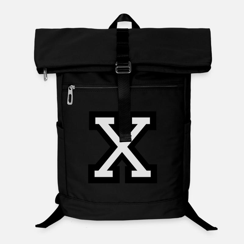 X Buchstabe X Laptop-Rucksack 