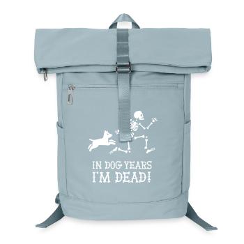 In dog years I'm dead funny dog sayings - Laptop Backpack - ice blue - Front