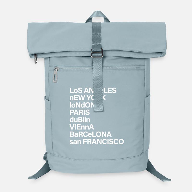 CITY NAMES BOLD white Laptop-Rucksack 